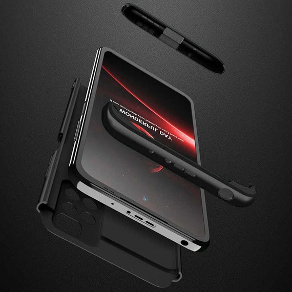 CaseUp Xiaomi Redmi 10 Kılıf Triple Deluxe Shield Kırmızı 3